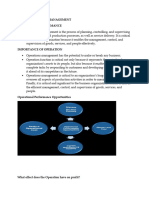 Bme 1 Operations Management