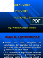 Adenovirus Poxvirus y Parvovirus