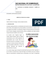 Resumen Argumentativo - Hábitos Lectores en El Hogar