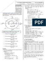 Handout#2 ReviewOfTrigFunctions