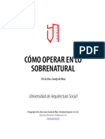 Como Operar en Lo Sobrenatural - Manual