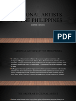 National Artists of The Philippines MOD 4 PPT 2