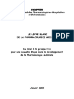 Livreblanc Pharmacologiemedicale