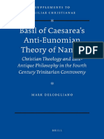 [Vigiliae Christianae, Supplements 103] Basil _ Saint, Bishop of Caesarea _ ca. 329-379 _ Contra Eunomiu - Basil of Caesarea's Anti-Eunomian theory of names_ christian theology and late-antique philosophy in the fo