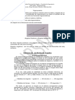 Trigonometría - Sistemas de Medicion de Angulos