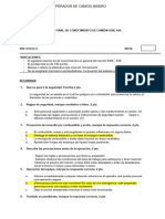 Examen Final de Conocimientos Camión Komatsu Hernán Garnica Quispe