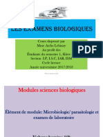 Examens de Laboratoire