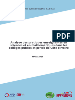 AAP1 07 Cote DIvoire Ecole Normale Superieure DAbidjan Rapport de Recherche Final 1