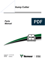 SC30TX Stump Cutter Parts Manual