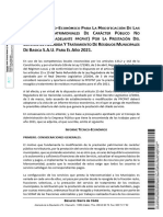 Informe - INFORME TECNICO ECONOMICO ORDENANZAS