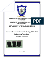 Lab Report For Epoxy Resin Polymer Concrete by Groupbbbbbbb