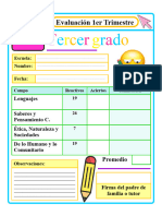 3°? JP Examen Trimestre I 2023