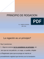 Principio de Rogacion 2021