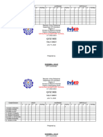 Tally Sheet