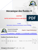 MDF II Chapitre 01 Rappel Mathématique