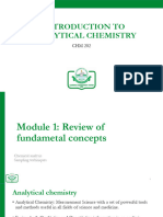 CHM 202-Introduction To Analytical Chemistry2022-2023