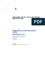 3HE18406AAACTQZZA01 - V1 - Virtualized 7250 IXR 7750 SR and 7950 XRS Simulator (vSIM) Installation and Setup Guide 22.7.R1