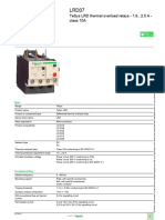 50 Overload Relay, Type TeSys LRD - LRD07