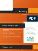 Indexing Lecture Nov 2023 Summary