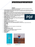 Chemistry-Ch 21 - Experimental Design and Separation Techniques