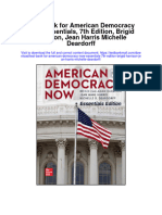 Test Bank For American Democracy Now Essentials 7th Edition Brigid Harrison Jean Harris Michelle Deardorff