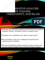 LESSON 2 Comparative Analysis of Judaism Christianity and