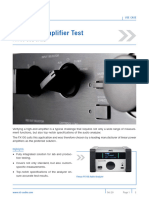 Flexus FX100 UseCase Amplifier Test