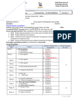 Foundation Engineering II Course Outline 2016