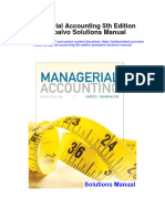 Managerial Accounting 5th Edition Jiambalvo Solutions Manual