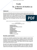 John Rawls A Theory of Justice As Fairne