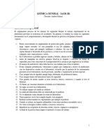 Guía de Laboratorio Reglamento de Laboratorio y Normas de Seguridad en El Manejo de Reactivos Químicos