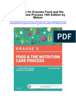 Test Bank For Krauses Food and The Nutrition Care Process 14th Edition by Mahan