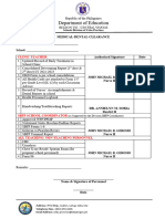 Medical Dental Clearance 1