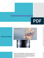 Common Knee Injuries by DR - DANISH MALIK