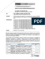 Memeorandum y Carta de Compromiso