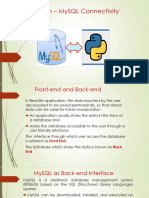 SQL Python Connectivity