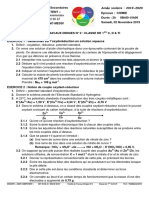 TD N 2 CHIMIE 1ère CDTI