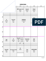 Emploi Du Temps Annuel de GUENDAOUI MANAL - 2022-2023