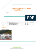 Design of Water Treatment With Rapid Sand Filter-1