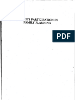  People's Participation in Family Planning