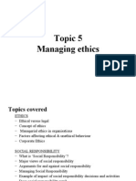 2009 Topic 5 Ethics