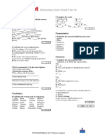 Dokumen - Tips - Elementary Quhick Check Test 1a Quick Check Test 1a Thanks D Youre Welcome