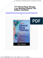 Abrams Clinical Drug Therapy Rationales For Nursing Practice 11th Edition Test Bank