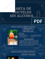 Menu Odas Cocteles Sin Alcohol