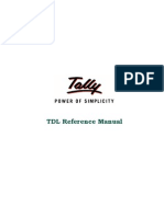 TDL Reference Manual1