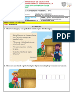 Evaluación Segundo Grado