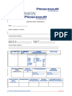 Reservation Agreement Template