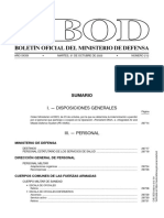 Boletín Oficial Del Ministerio de Defensa: I. - Disposiciones Generales