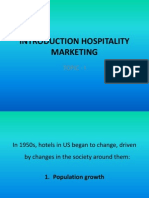 Introduction Hospitality Marketing