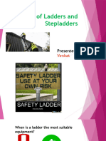 Safety of Ladders